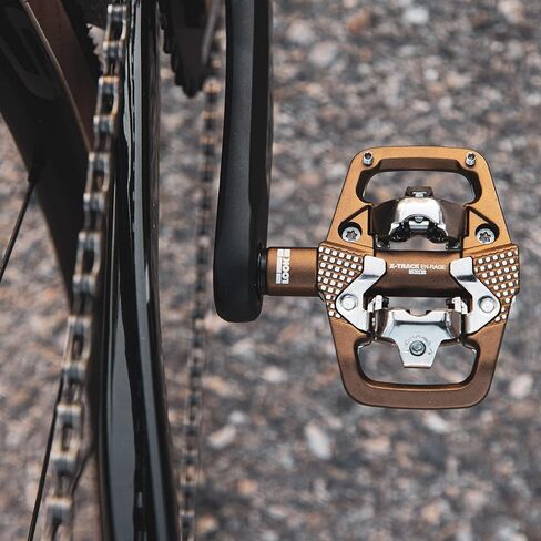 LOOK Cycle - X-Track En-Rage Plus MTB Pedals - Standard SPD Mechanism Compatible - Ultra Strong Forged Aluminum Body - Large Contact Surfaces - Ideal Enduro Bike Pedals in Saudi Arabia