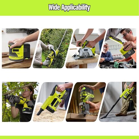 18V 3.0Ah Replacement for Ryobi 18V Battery and Charger Compatible with Ryobi Lithium Batteries Cordless Power Tools in Kuwait