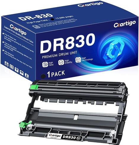 DR830 BLACK DRUM UNIT 1 استبدال حزمة DR-830 ​​DR 830 متوافق مع الأخ HL-L2460DW DCP-L2640DW HL-L2480DW HL-L2400D HL-L2405W MFC-L2820DW الطابعة in Kuwait