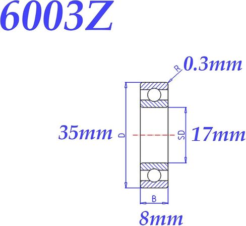 10 قطع 628Z محامل كروية ذات أخدود عميق مزدوجة معدنية، 24mmOD x 8mmID x 8mmT in Kuwait