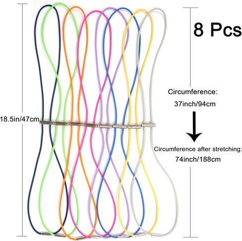 Garbage Can Bands 8Pcs Trash Can Bands Adjustable Large Rubber Bands Fits 8-33 Gallon Trash Cans for Kitchen Home Office School Garbage in Kuwait