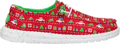 Hey Dude Wendy Winter Sweater Navy/Multi Size 11, Women’s Shoes, Women’s Slip-on Loafers, Comfortable & Light-Weight in Saudi Arabia