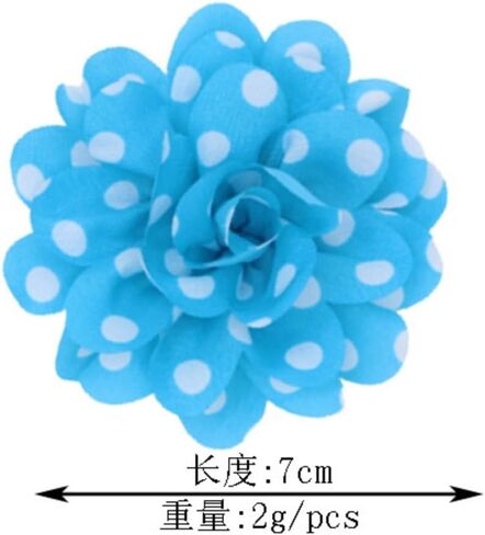 Flower Hair Clip and Brooch Pin Double Color Spot Flower Brooch Lapel Pins Dainty Elegant Camellia Brooch Pin Handmade Flower DIY Clothing Shoes Hats Accessories Wedding Party Dance Banquet Dress Suit Ceremony Jewelry Accessories for Women in Saudi Arabia