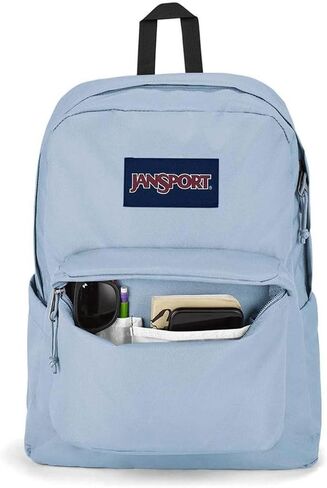 JanSport SuperBreak Plus Backpack with Padded 15-inch Laptop Sleeve and Integrated Bottle Pocket - Spacious and Durable Daypack for Work and Travel - Graffitied in Saudi Arabia