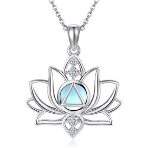 YAFEINI Tulip Necklace 925 Sterling Silver Tulip Flower Pendant Necklaces Heart Flower Jewelry Gifts for Women Tulip Lovers in Kuwait