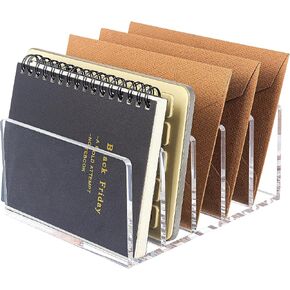 Sorters منظم البريد الأكريليك للمكتب ، حامل سطح المكتب المكتبي المكون من 3 أقسام. in Kuwait