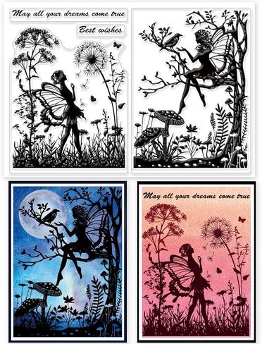 Globleland Cherry Blossoms Clear Clear Stamps Cilicone Stamp Cards Flower in Saudi Arabia