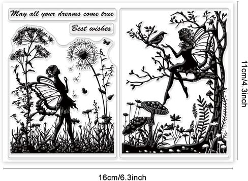 Globleland Cherry Blossoms Clear Clear Stamps Cilicone Stamp Cards Flower in Saudi Arabia