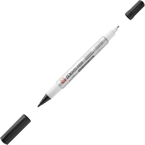 SAKURA COLOR PROD AMERICA Identi-Pen, Fine/Extra-Fine Tips, Waterproof, Low-Odor, Black (SAK44101) in Kuwait