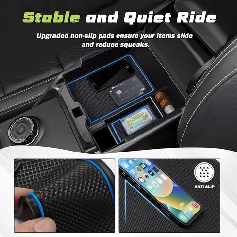 Center Console Organizer for GMC Acadia 2017-2023 Accessories Acadia SL SLE SLT Denali AT4 Armrest Insert Console Tray ABS Organizer Armrest Storage Box in Kuwait