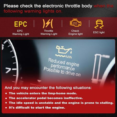 جسم خانق إلكتروني AITKEN متوافق مع Equinox HHR Malibu، Buick LaCrosse Regal، GMC Terraint 10-11، Pontiac G5 G6 Solstice، Saturn Aura Sky Vue OEM 12631186. in Kuwait