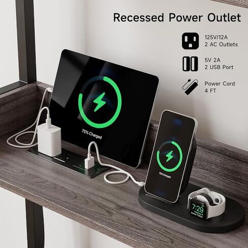 55 بوصة حاوية القمامة القمامة القط ، أثاث صندوق القمامة المخفي مع رفوف تخزين ومآخذ شحن ، منزل قط خشبي ، خزانة داخلية كبيرة لغرفة المعيشة والمدخل ، أبيض in Kuwait