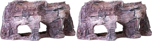 Penn-Plax Grotto Natural Cliff Rock-Scape Cave Hide Out – Terrarium and Aquarium Décor for Reptiles, Amphibians, Fish, and Other Small Animals – Medium Size (RR700) in Kuwait