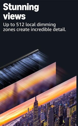 نقدم لكم Amazon Fire TV 65 بوصة Omni Mini-LED Series، تلفزيون QLED 4K UHD الذكي، Dolby Vision IQ، وضع الألعاب 144 هرتز، تجربة Ambient Experience، بدون استخدام اليدين مع Alexa، إصدار 2024 in Saudi Arabia