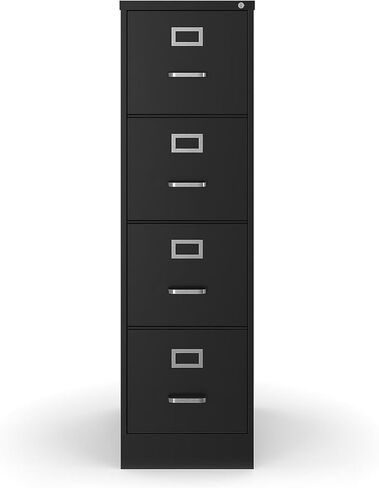 Staples 4-Drawer Vertical File Cabinet ، مستندات حجم الحروف ، قابلة للقفل ، 26.5 "D X 14.9" W x 51.97 "H ، رمادي فاتح in Kuwait