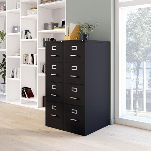 STAPLES 4-Drawer Vertical File Cabinet, Letter Size Documents, Lockable, 26.5" D x 14.9" W x 51.97" H, Light Gray in Saudi Arabia