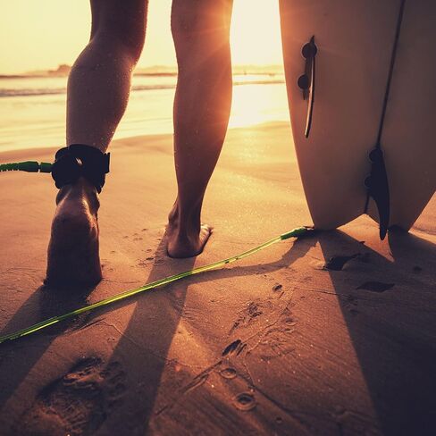 مقود باتيكل لركوب الأمواج، مقود ملفوف مع حبل سلسلة معصم للوحة الجسم ولوحة التجديف in Kuwait