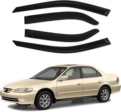 Smoke Window Visor Rain Guards Compatible with 2013-2022 Buick Encore/Chevy Trax Wind Deflector 4pc (No Fit GX Model) 94446 in Saudi Arabia