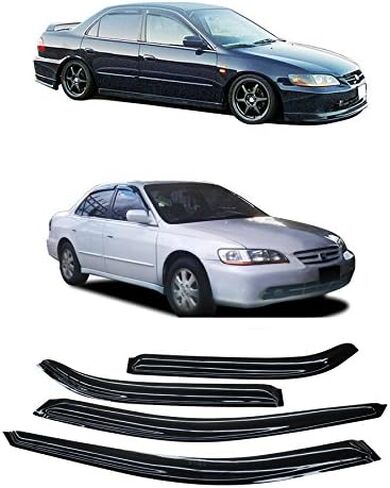 Smoke Window Visor Rain Guards Compatible with 2013-2022 Buick Encore/Chevy Trax Wind Deflector 4pc (No Fit GX Model) 94446 in Saudi Arabia