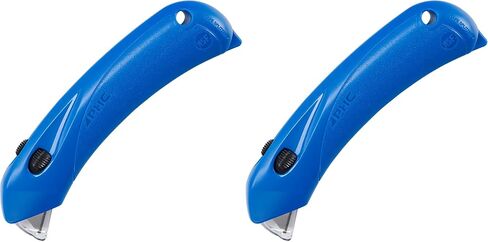 قاطع أمان للمطاعم RSC-432 من Pacific Handy Cutter مع غطاء أمان بقفل تلقائي، يمكن التخلص منه، آمن للطعام ومعتمد من NSF in Kuwait