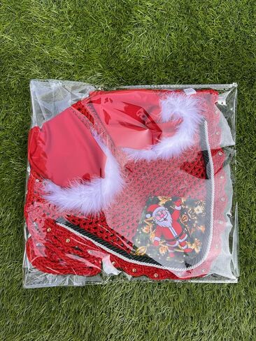 Horse Ear Bonnet Santa Claus Double Hats Fly Hood Ear Net Fly Veil Gift for A Christmas Equestrian Tack Equine (Embroidery, Horse/Full) in Saudi Arabia