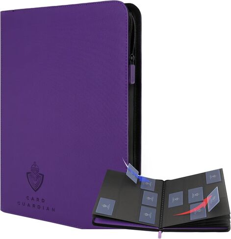 Card Guardian - 9 جيب مميز مع سحاب ل 360 بطاقات تداول ألعاب TCG (Orange) Card Perfec in Kuwait