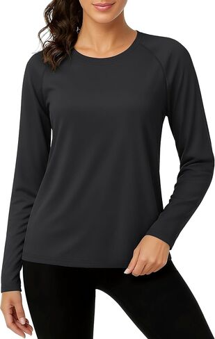 TACVASEN Womens Long Sleeve Rash Guard UPF 50+ UV Sun Shirts Quick Dry Swim Shirt Hiking Tops in Kuwait