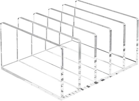 Sorters منظم البريد الأكريليك للمكتب ، حامل سطح المكتب المكتبي المكون من 3 أقسام. in Kuwait