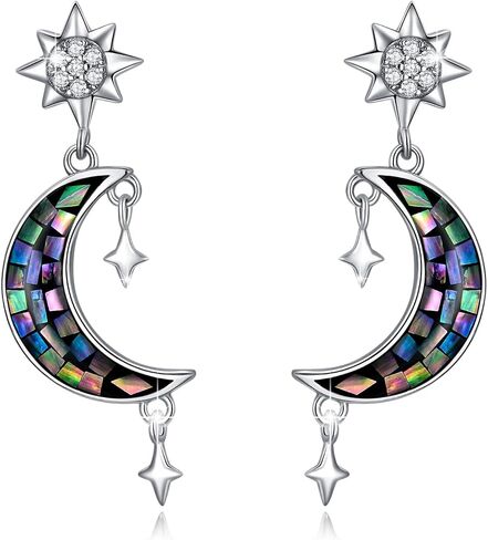 OHAYOO Celtic Earrings 925 Sterling Silver Celtic Knot Wrap Turquoise Stud Earrings Celtic Jewelry Gifts for Women in Saudi Arabia