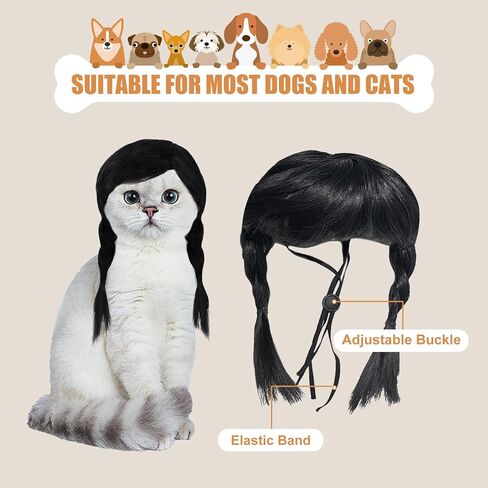 6 أجهزة كمبيوتر شرفة أوزة الزي ، شعر مستعار الشرفة الإسكان ، دور الكلب مضحك دور الباروكة للمساواة في الحديقة أوزة في الحديقة وقطط الحيوانات الأليفة ، الكلاب in Kuwait