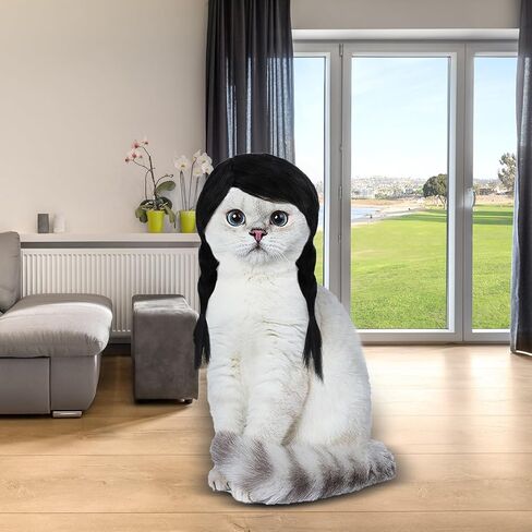 6 أجهزة كمبيوتر شرفة أوزة الزي ، شعر مستعار الشرفة الإسكان ، دور الكلب مضحك دور الباروكة للمساواة في الحديقة أوزة في الحديقة وقطط الحيوانات الأليفة ، الكلاب in Kuwait