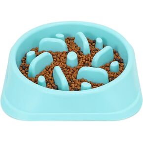 JASGOOD DOG ESTER بطيئة الأكل وعاء الحيوانات الأليفة الصديقة غير السامة غير سامة منع الاختناق وعاء تصميم صحي للكلاب توقف الذروة وعاء (بيج) in Kuwait