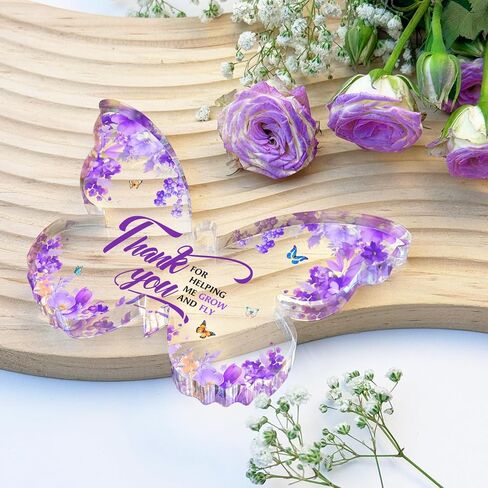 Office Desk Decor for Women Purple Desk Decoration Accessories Purple Gifts for Women Birthday Inspirational Religious Gift for Female Home Table Decoration in Kuwait