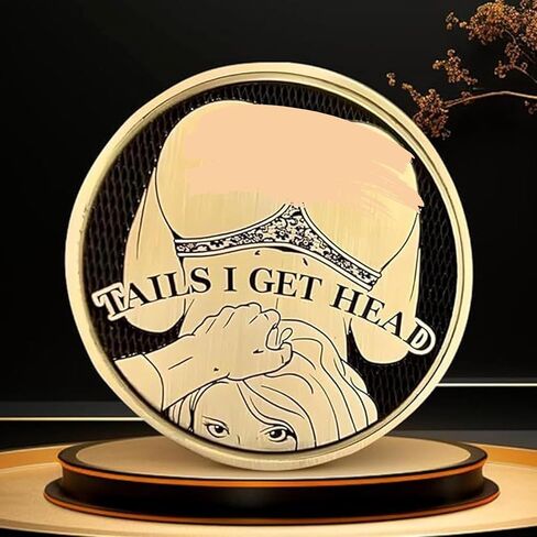 2PCS Heads and Tails Coin, Heads i get Tail Coin,Tails i get Head Coin for Men, Challenge Coins, Lucky Coins, Funny Coins, Funny Prank Gifts, Suitable for Coin Collectors in Kuwait