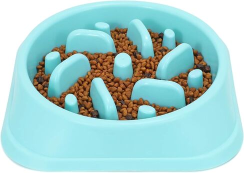 JASGOOD DOG ESTER بطيئة الأكل وعاء الحيوانات الأليفة الصديقة غير السامة غير سامة منع الاختناق وعاء تصميم صحي للكلاب توقف الذروة وعاء (بيج) in Kuwait