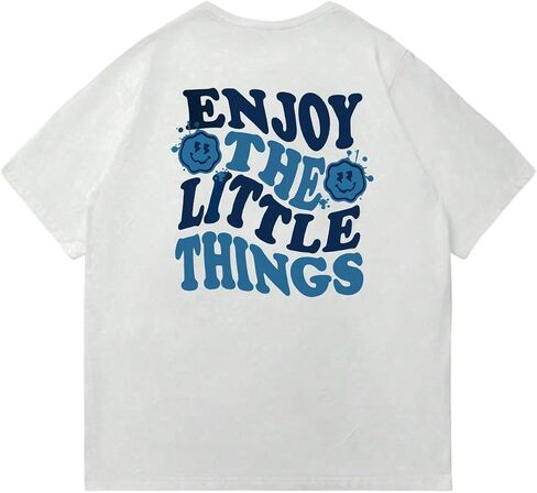 SHENHE Men's Graphic Letter Print Short Sleeve Crew Neck T Shirt Summer Streetwear Top in Saudi Arabia