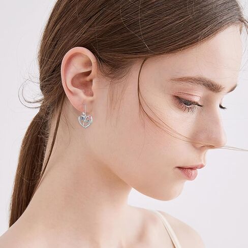 Blue Dragonfly Earrings for Women 925 Sterling Silver Dragonfly Leverback Earrings Animal Dragonfly Jewelry Gifts for Mothers Day in Kuwait