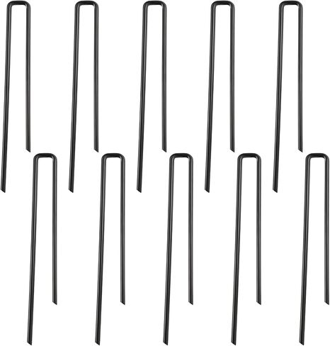 20 Pack Dog Exercise Pens Pets Replacement Exercise Pen Ground Stakes Metal Ground Stakes for Pens Dog Exercise Pens Fence Ground Stake for Pets Dog Crate,Black 9.8 x 7.9 Inch in Kuwait