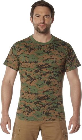 Rothco 22700 100% Cotton Camo T-Shirt Color : City Camo,Size : 3XL in Saudi Arabia