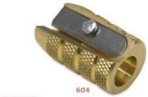Mobius + Ruppert (M+R) Brass Artists Pencil Sharpener - choose from 4 shapes! Made in Germany - finest in the world! (602 - Double Round) in Kuwait