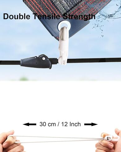 Small Bungee Cords with Hooks 10 Inch - 25 Pcs Short Heavy Duty Tarpaulin Bungees for Tarp, Camping, Tent (White) in Saudi Arabia