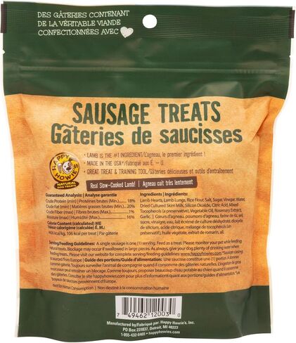 Happy Howie's Sausage Treats - Healthy Dog Treats, Flavorful Slow Cooked Beef, Natural Ingredients, Hormone Free - Beef, 36 Count (Pack of 1) in Kuwait