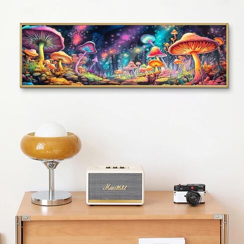 YALKIN 5D Diamond Painting Kits for Adults, Large Diamond Art Kits Full Drill Diamond Painting Kit for Adult Beginners, DIY Crystal Picture Art for Home Wall Decor 30x90cm/12x35in in Kuwait