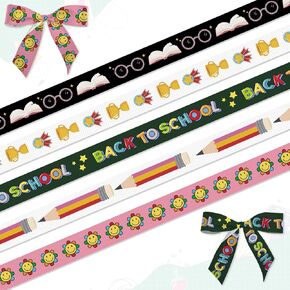 6PCS 3/8" Paw Print Ribbons Grosgrain Black White Dog Paw Print Ribbons for Wrapping Gift 15 Yard, Paw Print Decor Ribbon for Pet Dog Lover Birthday Party Decoration Gift Wrapping DIY Supplies in Kuwait