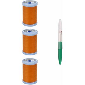 Coats & Clark Sewing Thread Quilting & Piecing Cotton Covered Thread 250 Yards (3-Pack) Nugrey S925-0450-3P with Seam Ripper in Kuwait