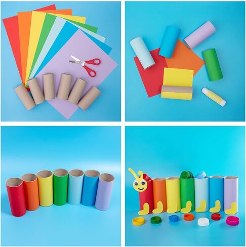 Bright Creations 36 Brown Empty Paper Towel Rolls, Cardboard Tubes for Crafts, DIY Classroom Projects (1.6 x 5.9 in) in Saudi Arabia