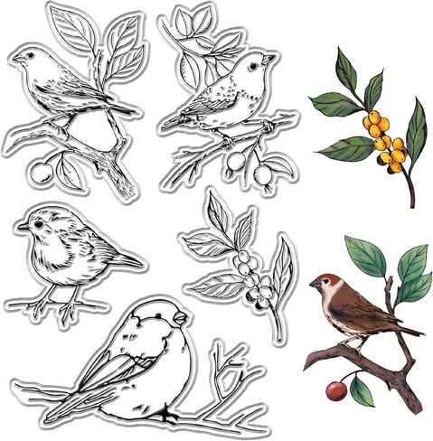 CRASPIRE Stain Background Clear Rubber Stamp Vintage Transparent Ink Spill and Splatter Silicone Seals Stamp Retro for Journaling Card Making DIY Scrapbooking Handmade Photo Album Notebook Decor in Kuwait