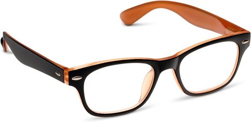 نظارات قراءة Peepers من PeeperSpecs Bellissima Square Blue تحجب الضوء، رمادي/أحمر، 49 + 3 in Kuwait