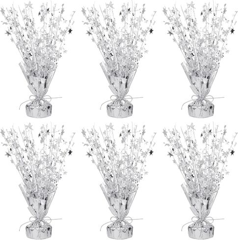 6 Pack Metallic Foil Spray Centerpiece Table Decoration Gold Party Centerpieces Table Decorations for Birthday Wedding Anniversary Graduation Party Decor in Saudi Arabia