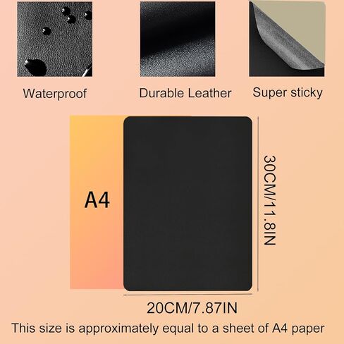 3 PCS 8 X11 بوصة إصلاح جلد لاصق التصحيح إصلاح فوري لأثاث مقاعد السيارة أرائك كراسي المكتب حقائب يد مقاومة للدموع ومجموعة إصلاح جلدية فو (الزنجبيل) in Kuwait